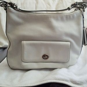 Coach White Purse